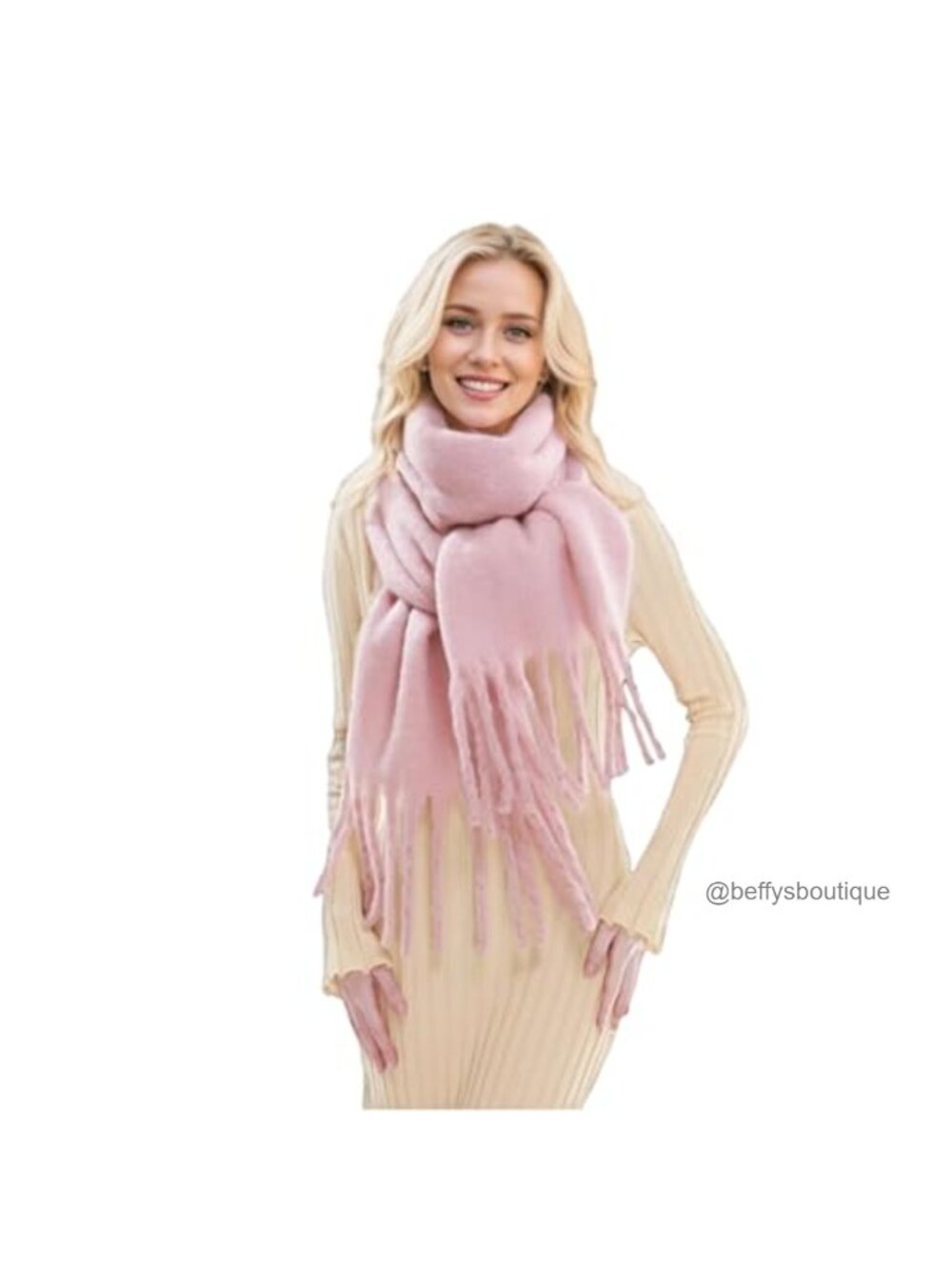 Chunky Oversized Winter Scarf 100% Acrylic Soft Warm Shawl